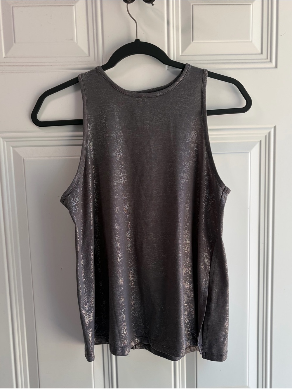 all in motion Metallic Charcoal Sleeveless Tank